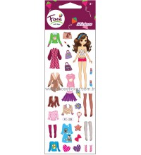 KIZ GİYDİRME STICKER FC-228